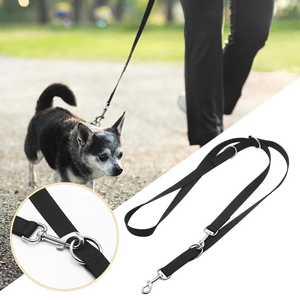 Поводок для собак Hands Free Регулируемый черный многофункциональный поводок для дрессировки собак для щенков маленьких и средних собак, принадлежности для служебных собак, можно стирать