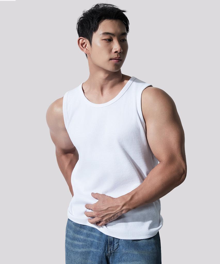 POLYGRAM Ribbed Body-Fit Sleeveless - 4 Colors
