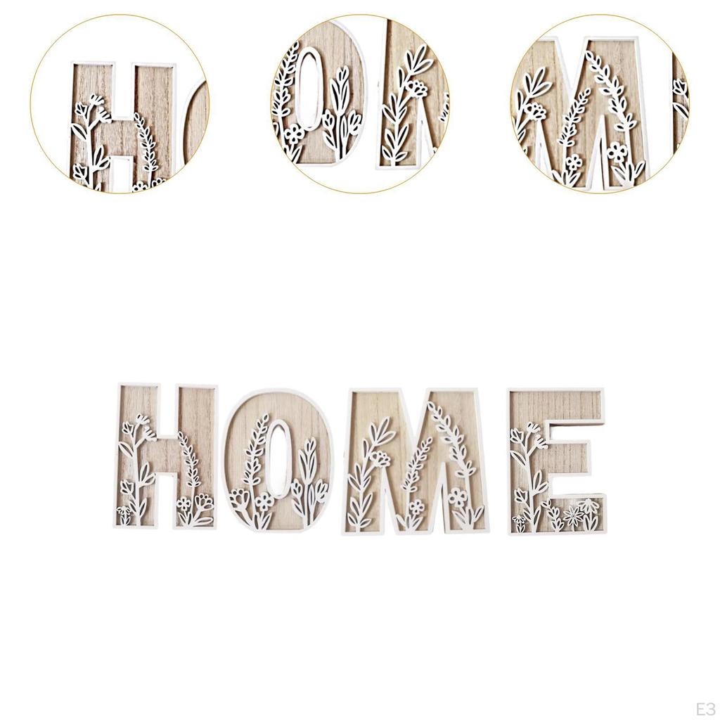 Коллекционная скульптура из букв, поделка для декора отеля и кафе