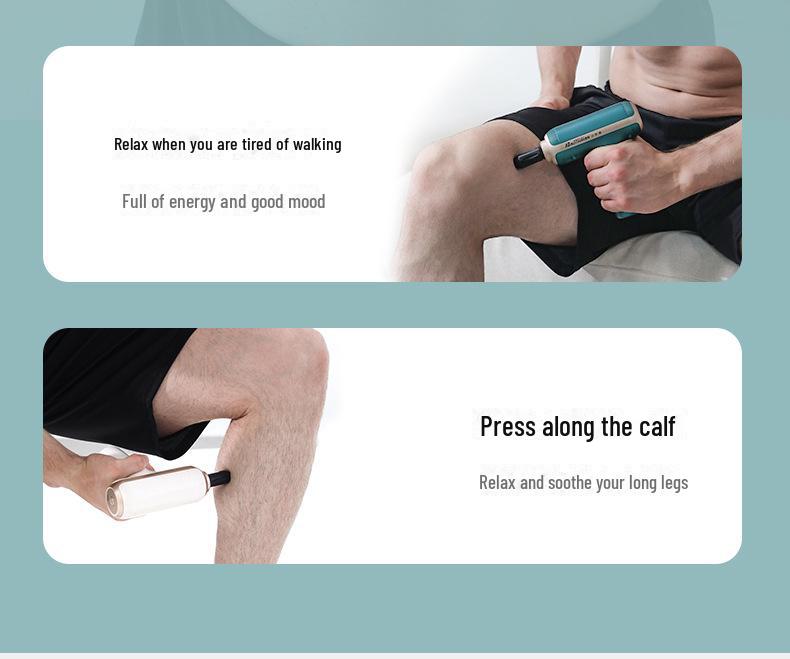 Женский портативный мини-фасциальный пистолет: Креативный электрический меридианный массажер для трансграничного здравоохранения