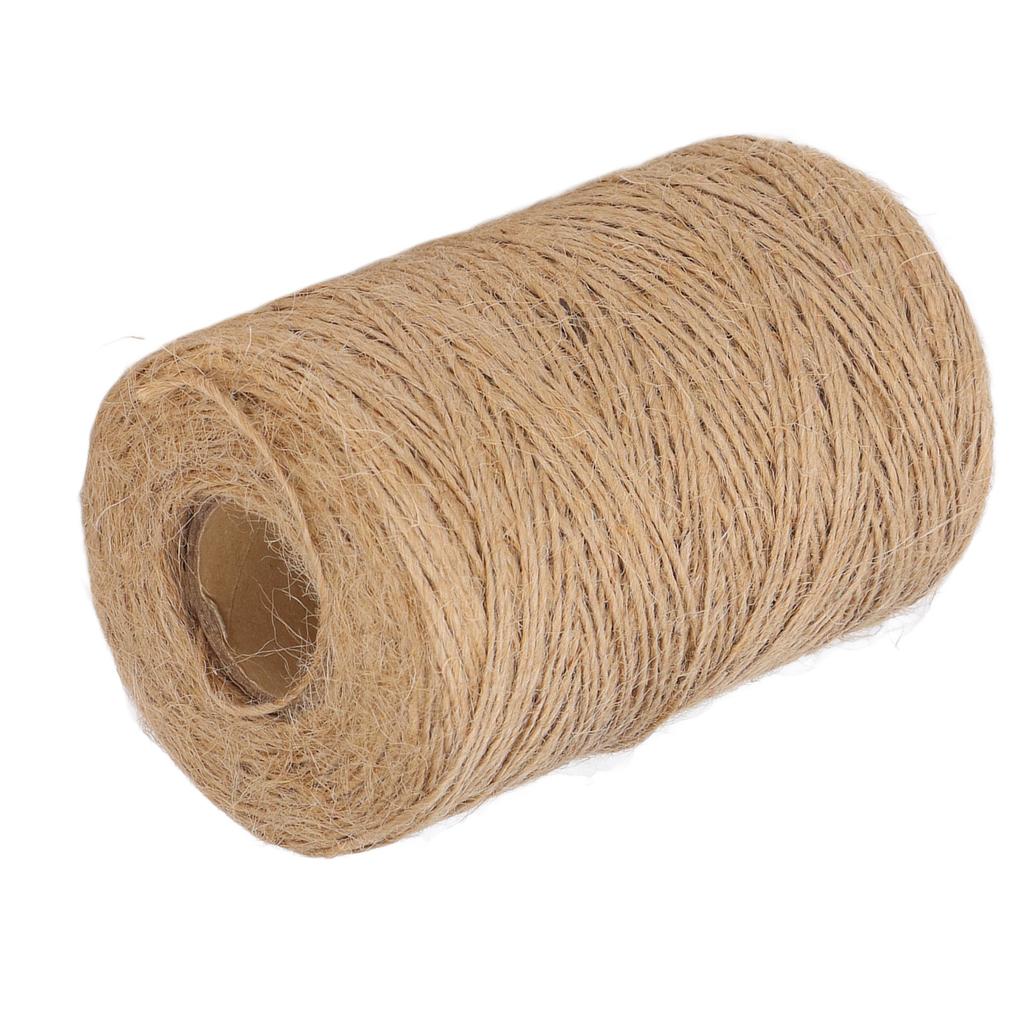 Jute Twine 300M Length 1mm Diameter 1 Strand Jute String Rope DIY Handcraft Accessory Home Decoration