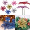 6inch Hollow Wedding Party Christmas Flowers Xmas Tree Decoration Poinsettia
