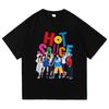 BabyMonster Hot Sauce T Shirt 2026 New Song Fashion Retro Menwomen Clothing Vintage Harajuku High Quality Tops Cotton Tshirts