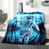 1pc Blanket - Cristiano Ronaldo Print Design,Lightweight Blanket for Sofa,Bed- Soft &Warm,Gift for All Seasons