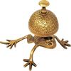 Beautiful Desk Bells Unique Table Bells Home Decor Gift Call Bell Reception Bell Frog, Todd, Brass