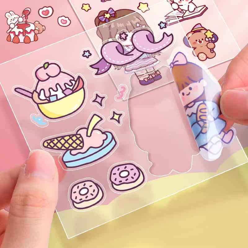 20 шт., рисунок питомца, мультяшный скрапбукинг, симпатичные наклейки, сделай сам, руководство, кавайные наклейки, украшения, канцелярские принадлежности