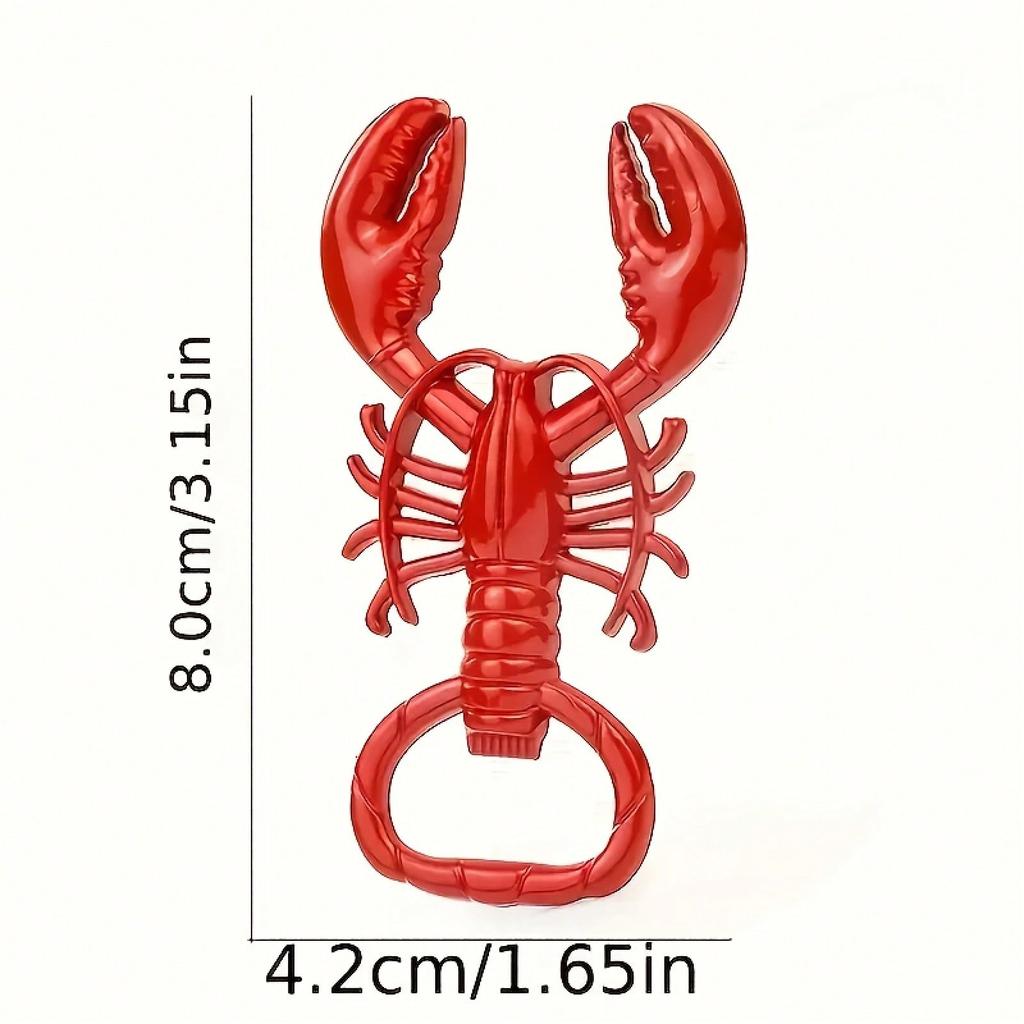 1pc Multiple Shrimp-Shaped Bottle Opener - Unique Lever Design,Perfect For Beer And Soda,Ideal Gift For Halloween, Christmas, Graduation, Father's Day