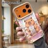 Phone Case: Lambskin 2D Flat Samsung Galaxy A34 A35 M05 M06 S20 S22 S21 FE Plus 5G Protective Case, Milk Tea Capybara, Christmas and Halloween Gift