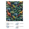 Soft High-Definition Tropical Animal Pattern Fleece Blanket, Soft, Breathable  Polyester, Perfect Gift, All-Season