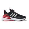 Adidas RapidaSport Bounce BOA K Black Scarlet Детские кроссовки Core-Black Silver-Metallic Better-Scarlet ID3388
