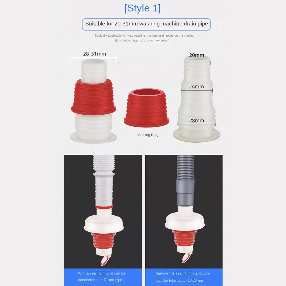 Multifunctional Sink Drain Pipe Adapter  Washing Machine Drainage Supplies