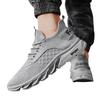 Осенняя мужская обувь из сетки 2025 года, новая мужская повседневная спортивная обувь из сетки с мушками, модная обувь для бега, мужская дышащая