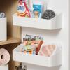 Wall-Mounted Multifunctional Spice and Condiment Rack for Kitchen Storage