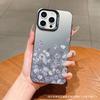 Розовый с цветами подходит для чехла iPhone 15 Pro Max, iPhone 16 Творческий 13/12 Pro Модный 11 Жесткий 14