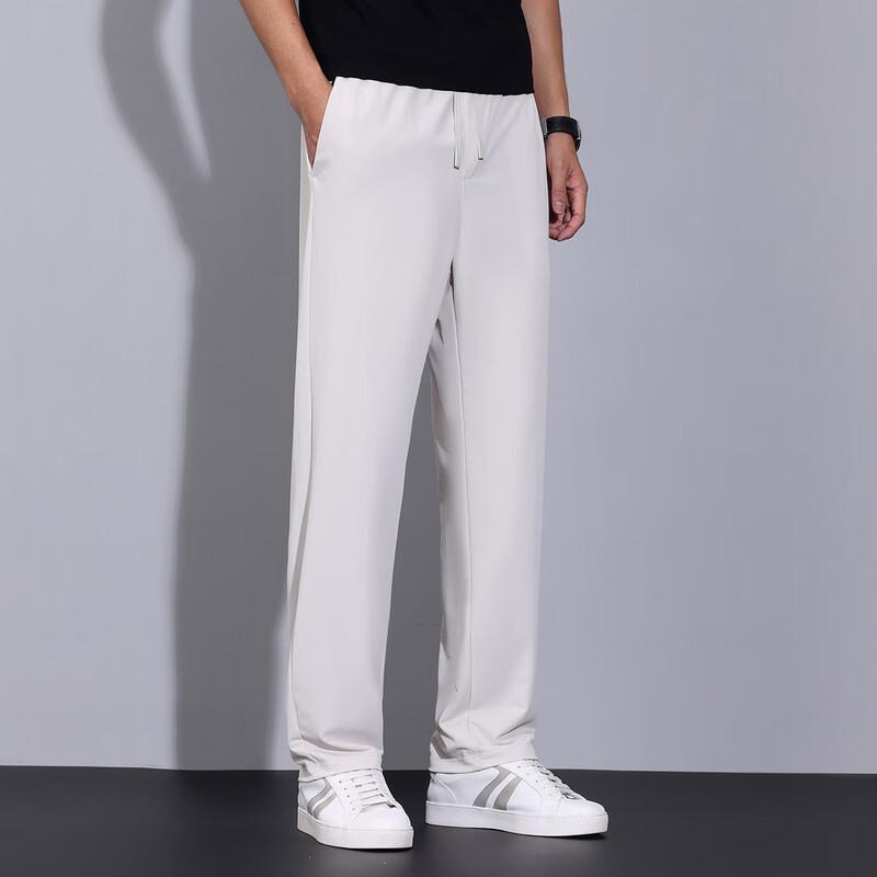 Jeep Мужские свободные повседневные брюки из ледяного шелка