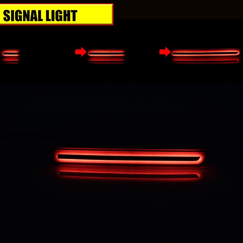 Rear Bumper Reflector Tail/Brake Lights Fog Lights LED Turn Signal Lights For Land Rover Discovery 3 LR3 4 LR4 Range Rover Sport