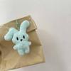 Rabbit Keyring Lovely Plush Stuffed Animal Keychain For Women Girls Versatile Bag Charm Pendant Birthday Gift