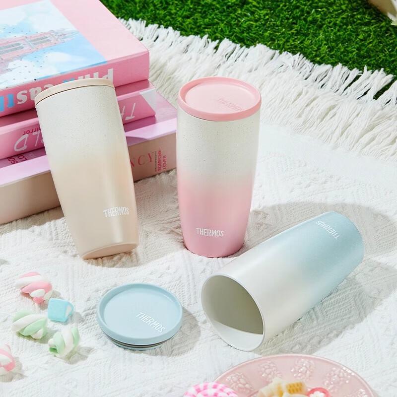 Thermos Кружка для кофе с керамическим покрытием, термоизолированная, 400 мл