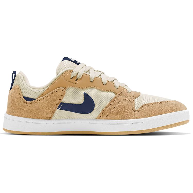 Nike Alleyoop SB Club Gold Navy Мужские кроссовки Fossil White Midnight-Navy CJ0882-700