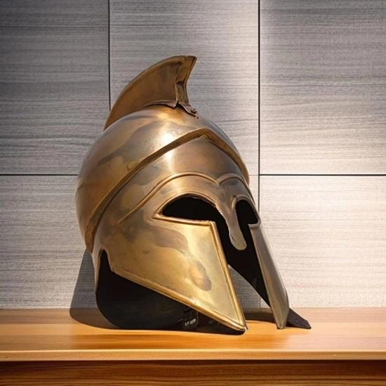 Medieval Spartan Helmet 300 Greek Spartan Headset Warrior Cosplay Armor Prop Worn