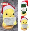 Handmade Emotional Support Pickled Cucumber Plush Toy, Soft Adorable Ornament