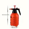 2-Liter High-Pressure Air Sprayer - Handheld Garden Watering Can with Adjustable Nozzle for Lawns, Flowers & Home Cleaning