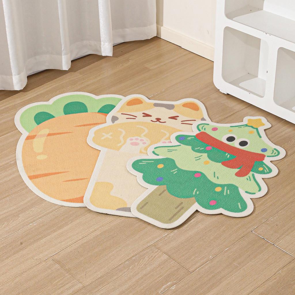 Мультяшный кот Настенное искусство с царапинами и износостойким полиэстером для домашних кошек