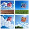 Childrens 1 Kite Meter Multitail Cartoon Print Breeze Easy To Fly Flying Toy