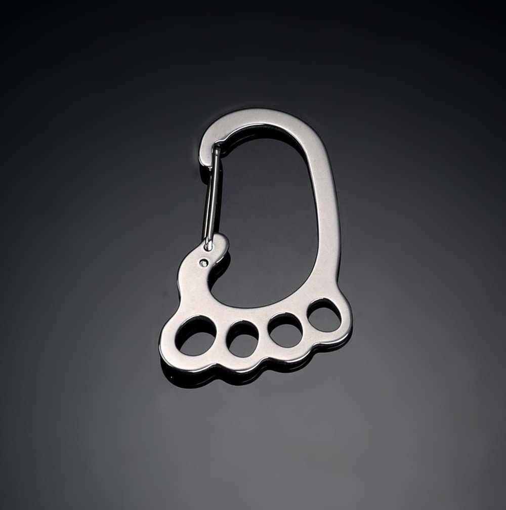 Hanging Metal Key Ring Holder Buckle Big Feet Key Chain Car Keyring Car Key Clip Key Ring Holder