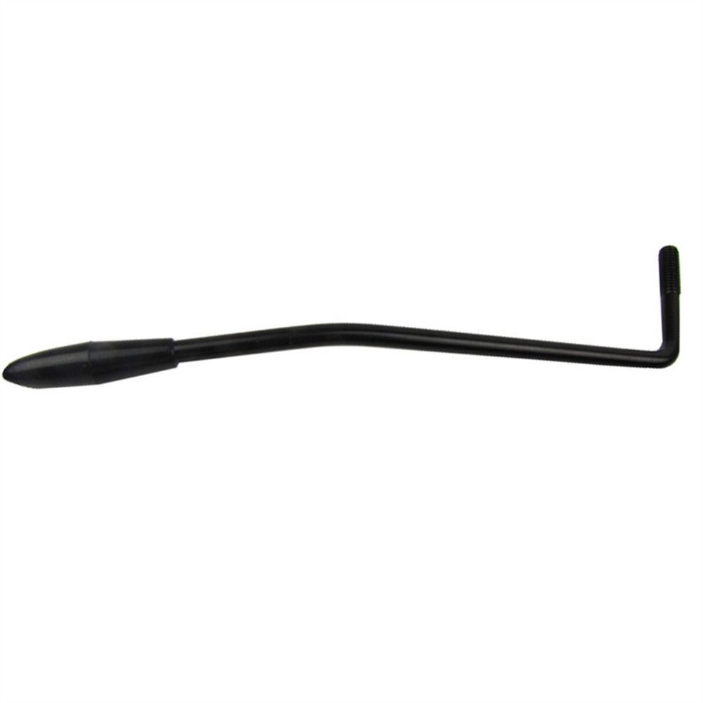 Черно-белая электрогитара ручка кривошипная ручка рычаг тремоло гитара музыка хобби