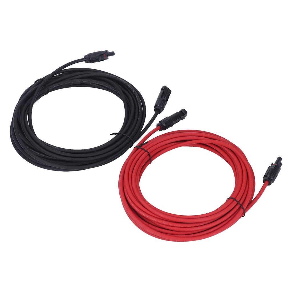 2 шт. 12AWG 4мм2 удлинительный кабель для солнечной панели черный красный удлинительный кабель для солнечного адаптера с гнездом