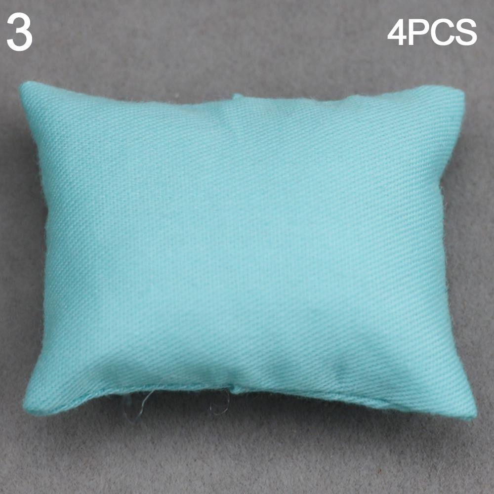 Simulation chair Wooden Table Doll House Decoration Dollhouse Sofa Cushion Table Furniture Toys