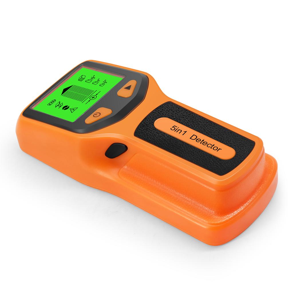 Настенный сканер Stud Finder — электронный детектор гвоздиков 5 в 1 с ЖК-дисплеем HD, дерево, провод переменного тока, металл