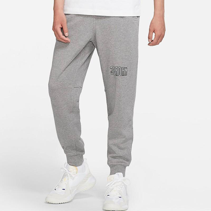 Jordan Спортивные брюки DNA HBR из флиса, мужские штаны, светло-серые DM3232-091