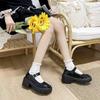 Sponge Cake Platform Retro Mary Jane Shoes Women's New Four-season Japanese Fashion Almost Thin Small Leather Shoes