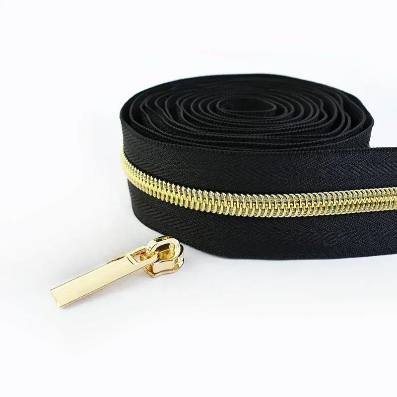 1/2/3/4/5 метров 5# нейлоновые молниевые ленты со слайдерами спиральные молнии сумка кошелек карман пуллеры для молний головка набор для ремонта швейные аксессуары