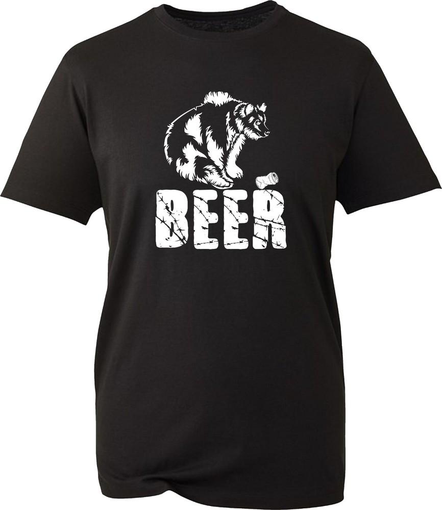 Bear Drinking Beer Funny Meme TShirt Drunk Beer Lovers Animal Lovers Gift Top