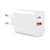 30W PD Fast Charger Dual Port USB C Wall Charger Quick Charge Power Adapter for Smart Phones Tablets Earbuds