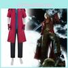 Devil Cry May Dante Cosplay Costume Game Clothes Halloween Stage Performance