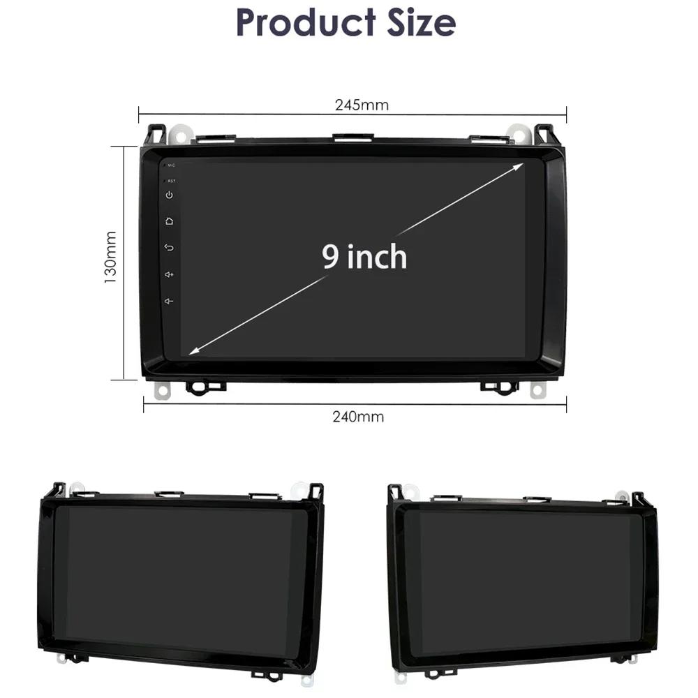 OSSURET Android13 Car Radio for Mercedes Benz W169 W245 B200 W906 Sprinter W639 Vito Multimedia Video Player GPS Carplay Auto Navigation Intelligent