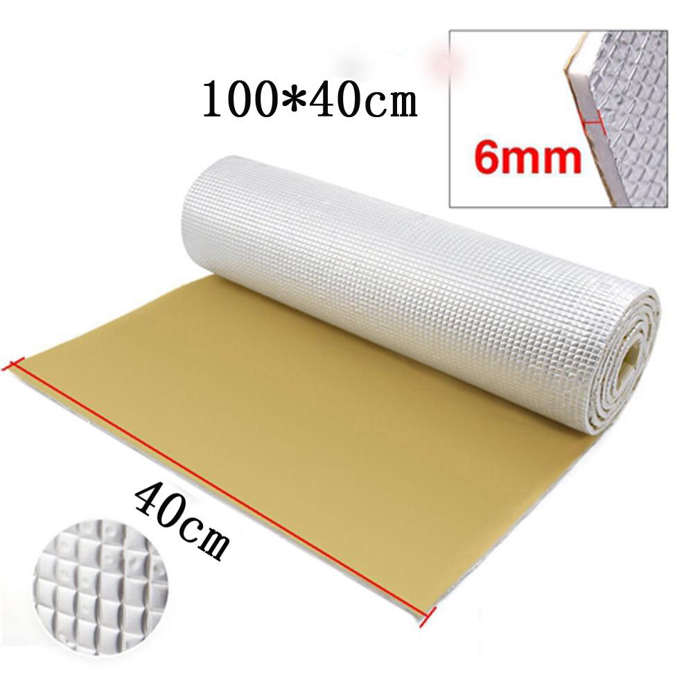 Полезный звукоизоляционный коврик, изысканный высококачественный алюминий + полиэтиленовый хлопок, замена салона, звукоизоляция автомобиля