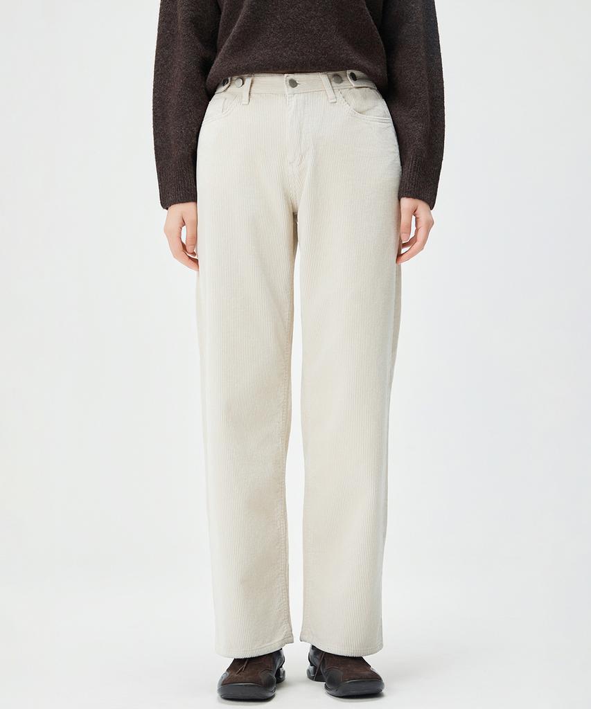 MIXXO Corduroy Straight Fit Pants_Miwtcg31Ss