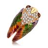 Retro Cute Exquisite Summer Cicada Rhinestone Corsage High -End Animal Brooch