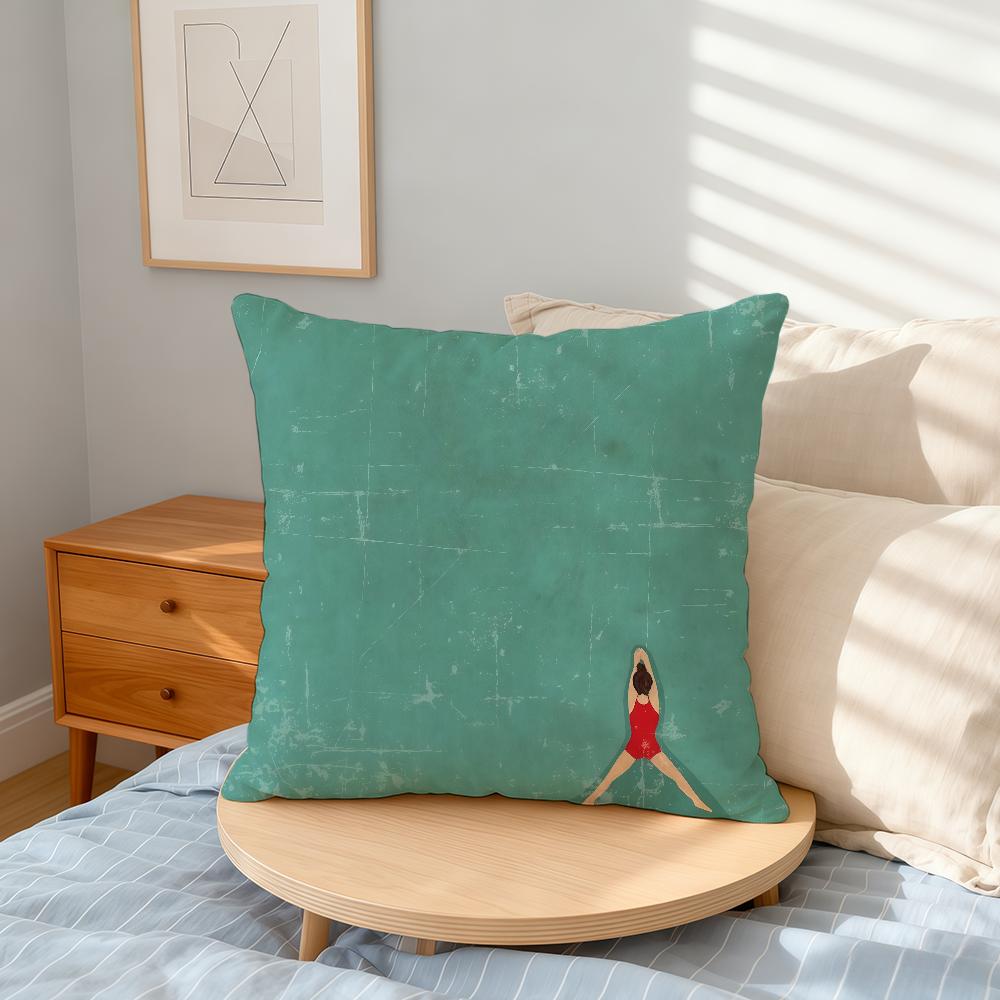 Nordic Style Abstract Art Figures cushion cover Home Office Convenient Nordic Simplicity Hit With Zipper Cushion Cover