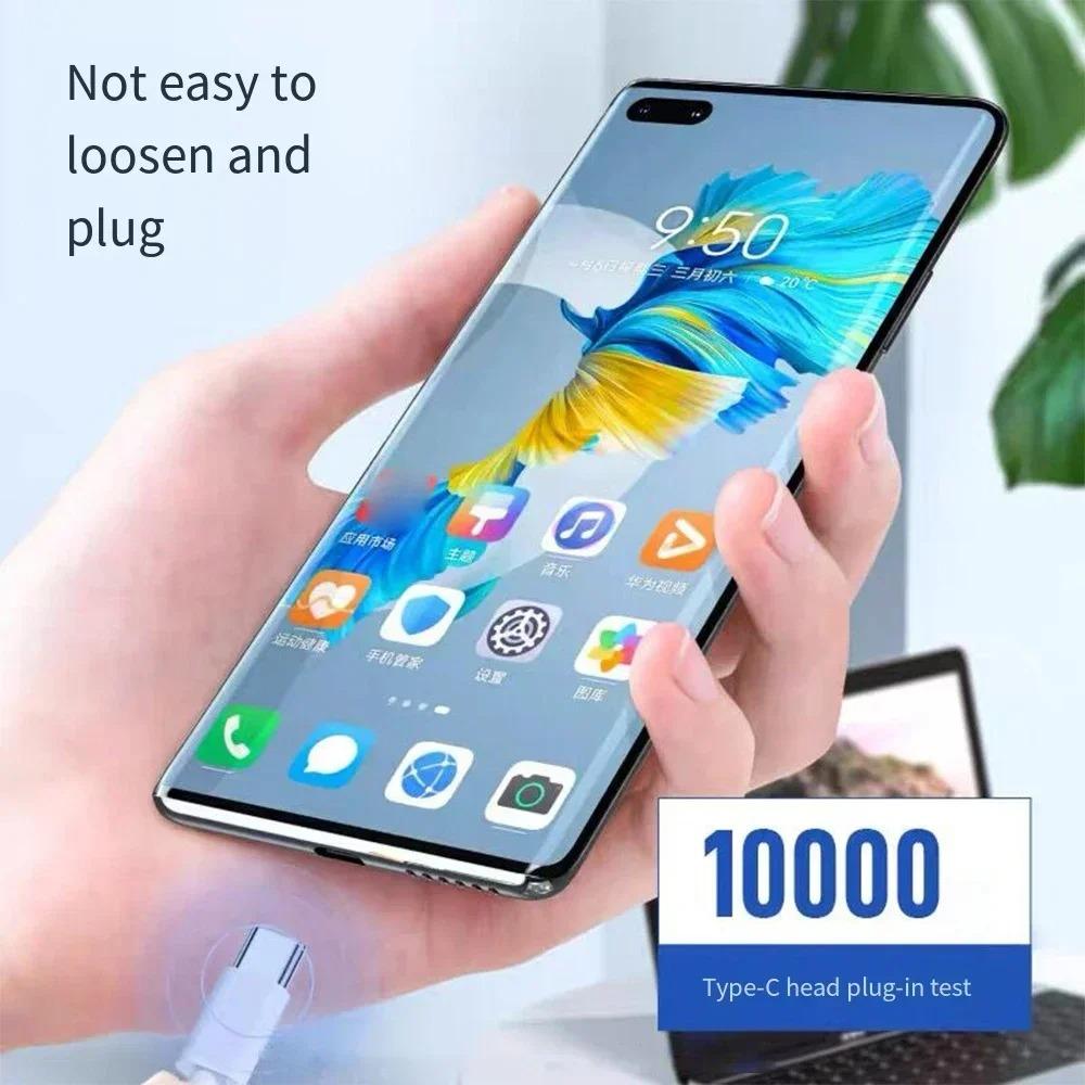 120 Вт 10 А Быстрая зарядка USB C на Type C Кабель Type C Шнур для передачи данных Для Samsung Huawei Xiaomi iPhone Шнур для быстрой зарядки 0,25/1/1,5/2/3 м