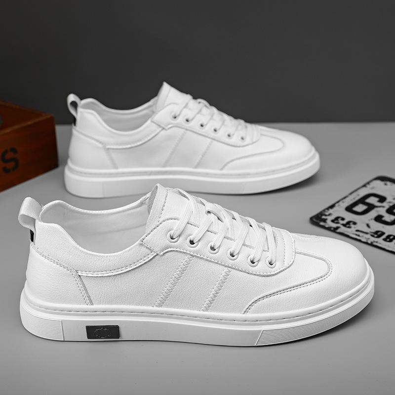 High Quality Men's Casual Shoes Genuine Leather Comfortable Oxford Shoes Breathable Tenis Sneakers Outdoor Men Skateboard Shoes