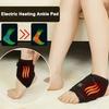 Подогреваемый пояс для голеностопа, массажер для голеностопа, поддержка, нагрев голеностопа, регулируемая температура, боль при артрите, спортивный голеностоп, грелка для стопы