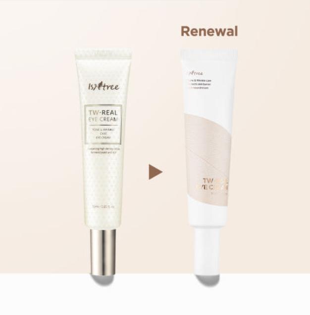 ISNTREE TW-Real Eye Cream 30 мл – Осветляющий и омолаживающий уход для глаз