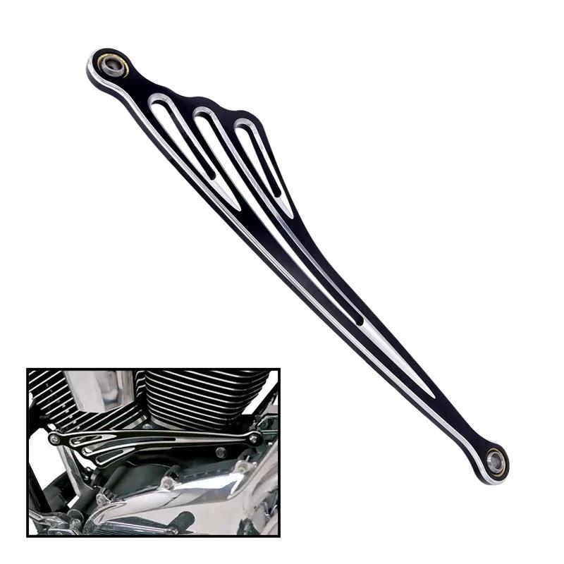 Motorcycle Shift Linkage for Harley Road King 1980-2017 Shift Linkage Black Chrome Linkage Wing Gear CNC Shift Lever Wing