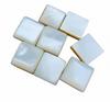 Natural Mother of Pearl Gemstones, Smooth Square Shape Cabochons for Jewelry Making
